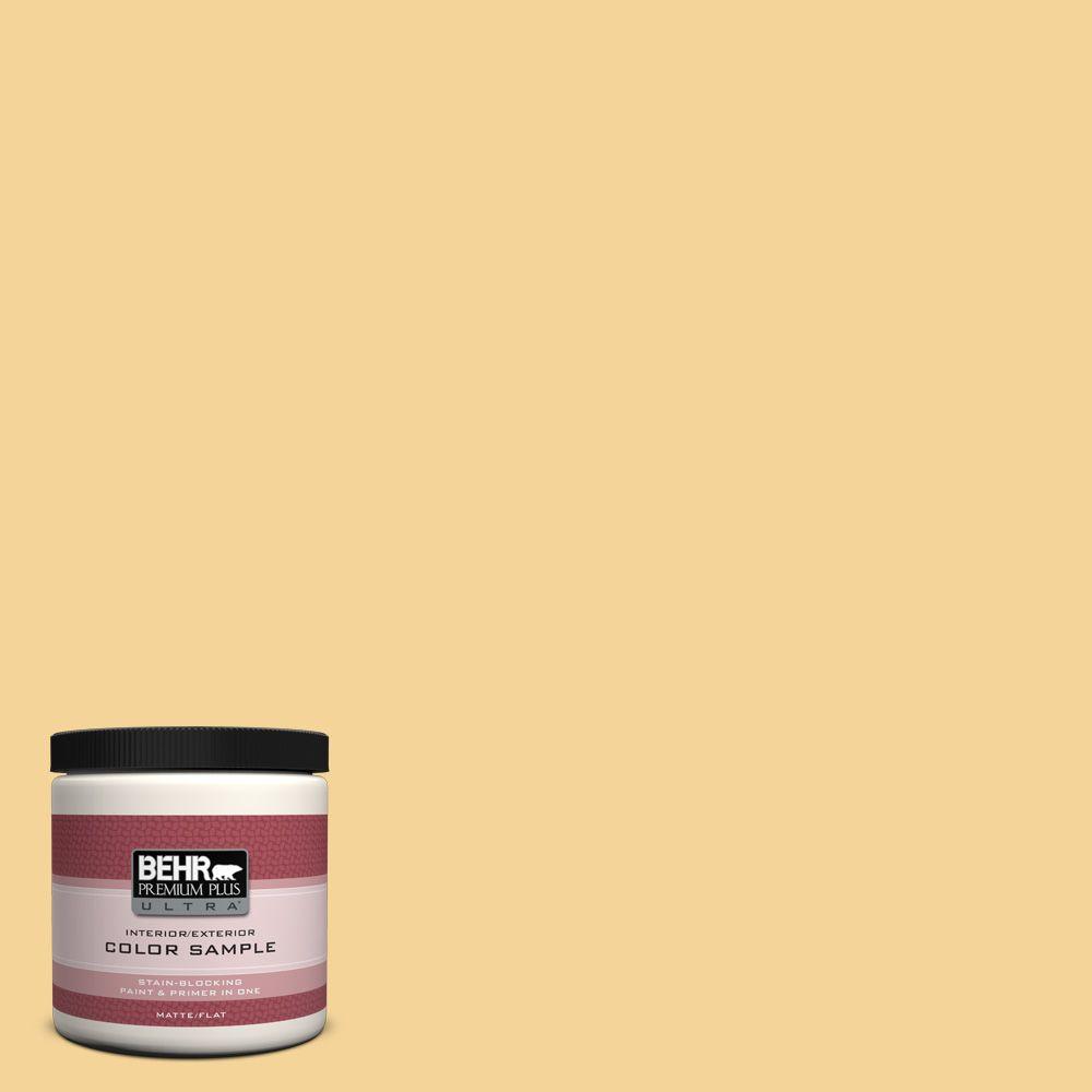 BEHR Premium Plus Ultra 8 oz. #350C-3 Applesauce Interior/Exterior ...