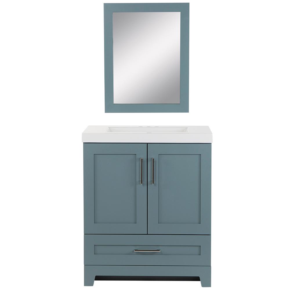 Home Decorators Collection Henshaw 30 5 In W Bath Vanity In Sage