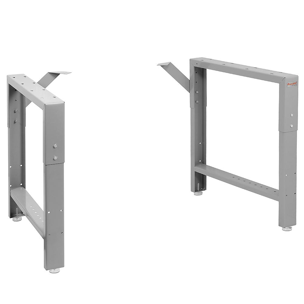 BENCHPRO 29 in. H to 35 in. H Adjustable x 26 in. D Grey Workbench