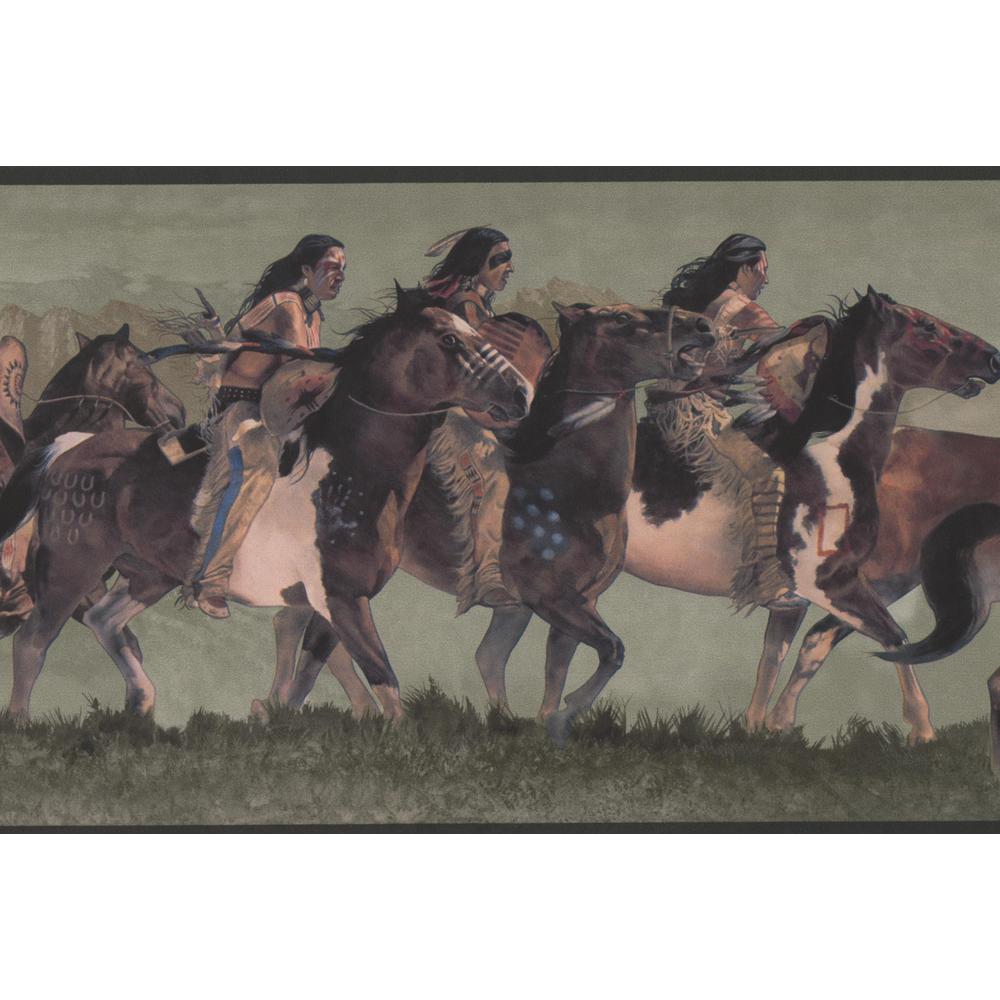 York Wallcoverings Border Multi Wallpaper Wd4164b The Home Depot - Western Wallpaper Borders York Wallcoverings Border Multi Wallpaper Wd4164b The Home Depot - Western Wallpaper Borders