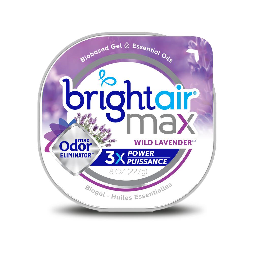 Bright Air 8 oz. Wild Lavender MAX Odor Eliminator900666 The Home Depot