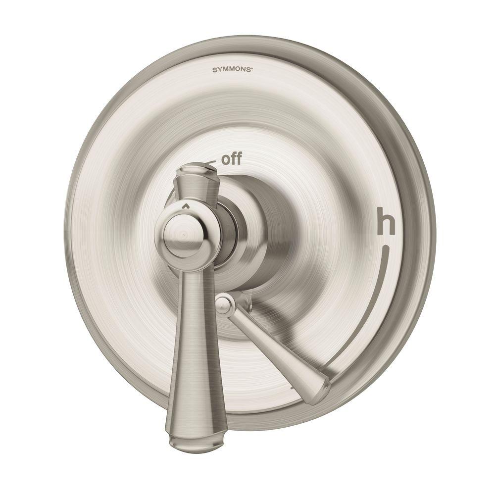 Symmons Degas 1-Handle Shower Valve with Trim in Satin Nickel-S-5400 ...