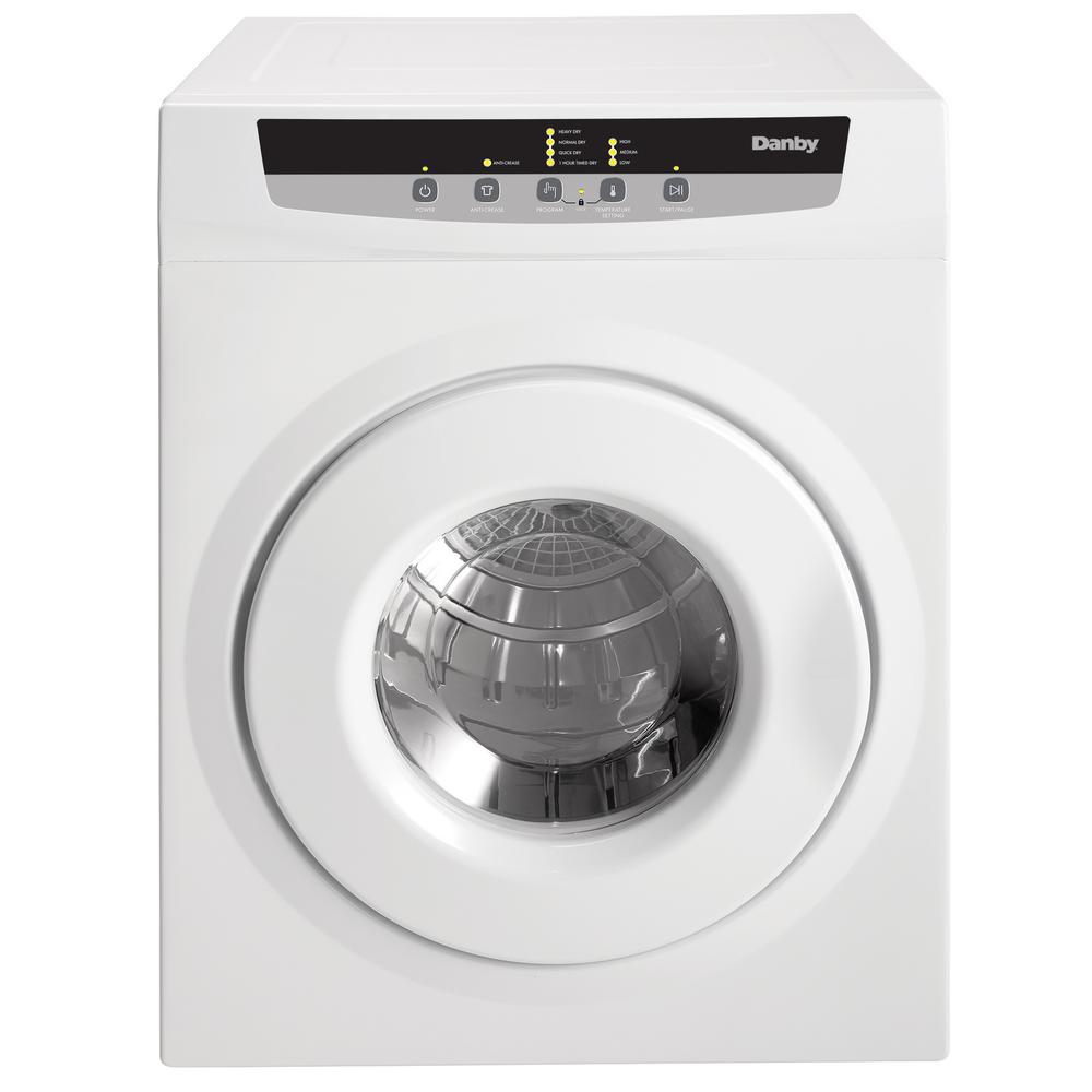 Vented Right Side Electric Dryers The Home Depot Electric Dryer In White