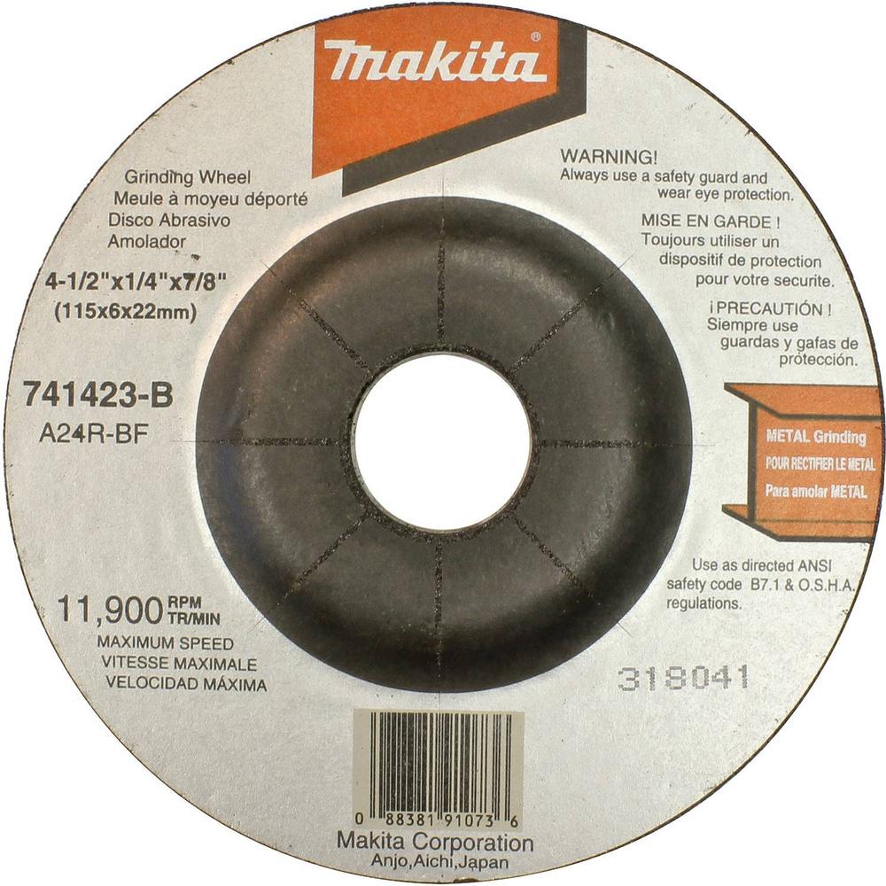 Makita 4-1/2" Grinding Wheel 25pk