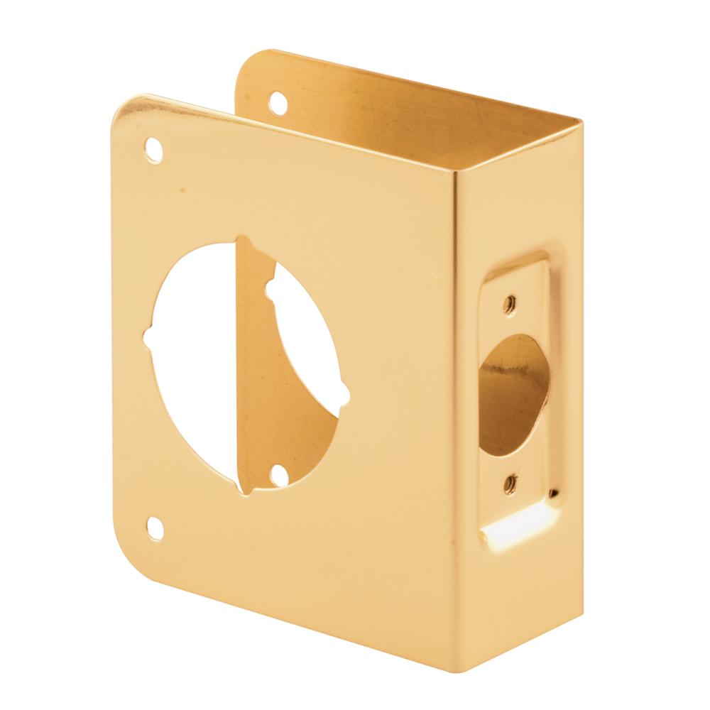 Prime Line 1 3 4 In X 4 1 2 In Thick Solid Brass Lock And Door