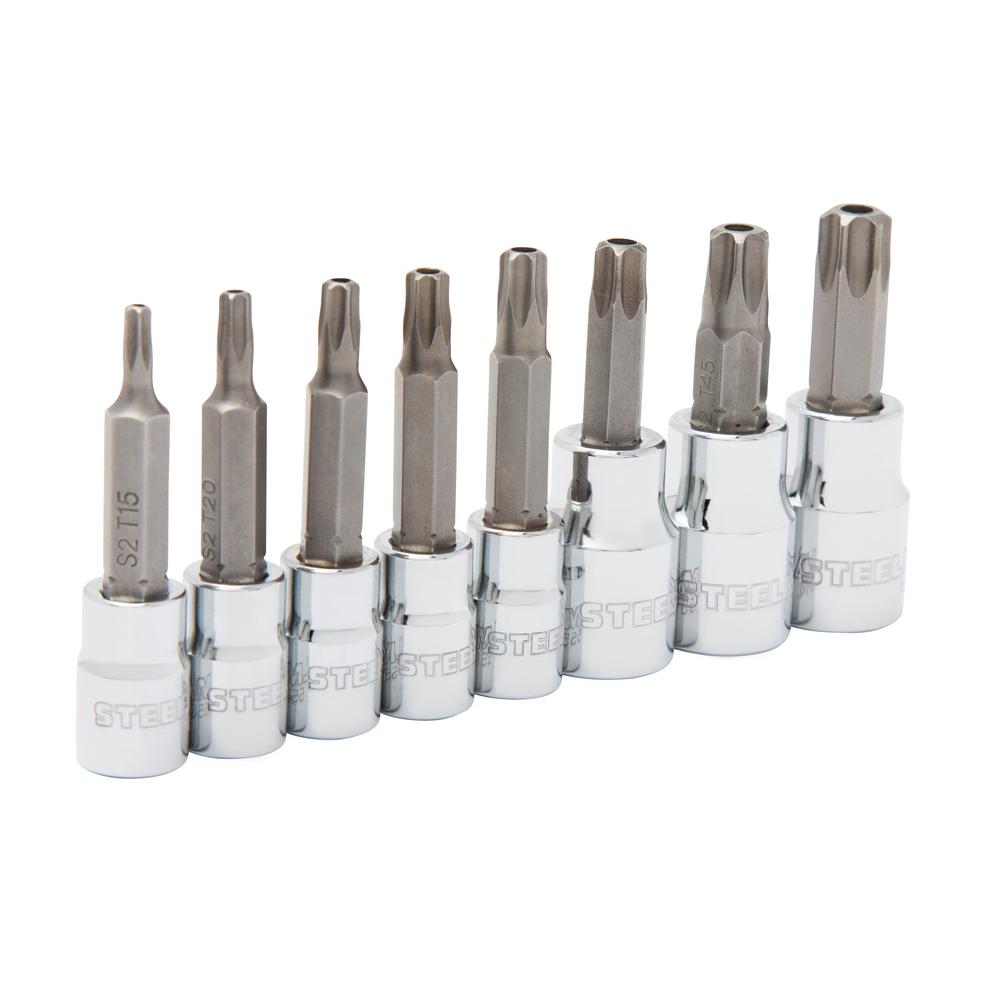 Titan 16137 Tamper Resistant 5 Point Security Bit Set On Magnetic