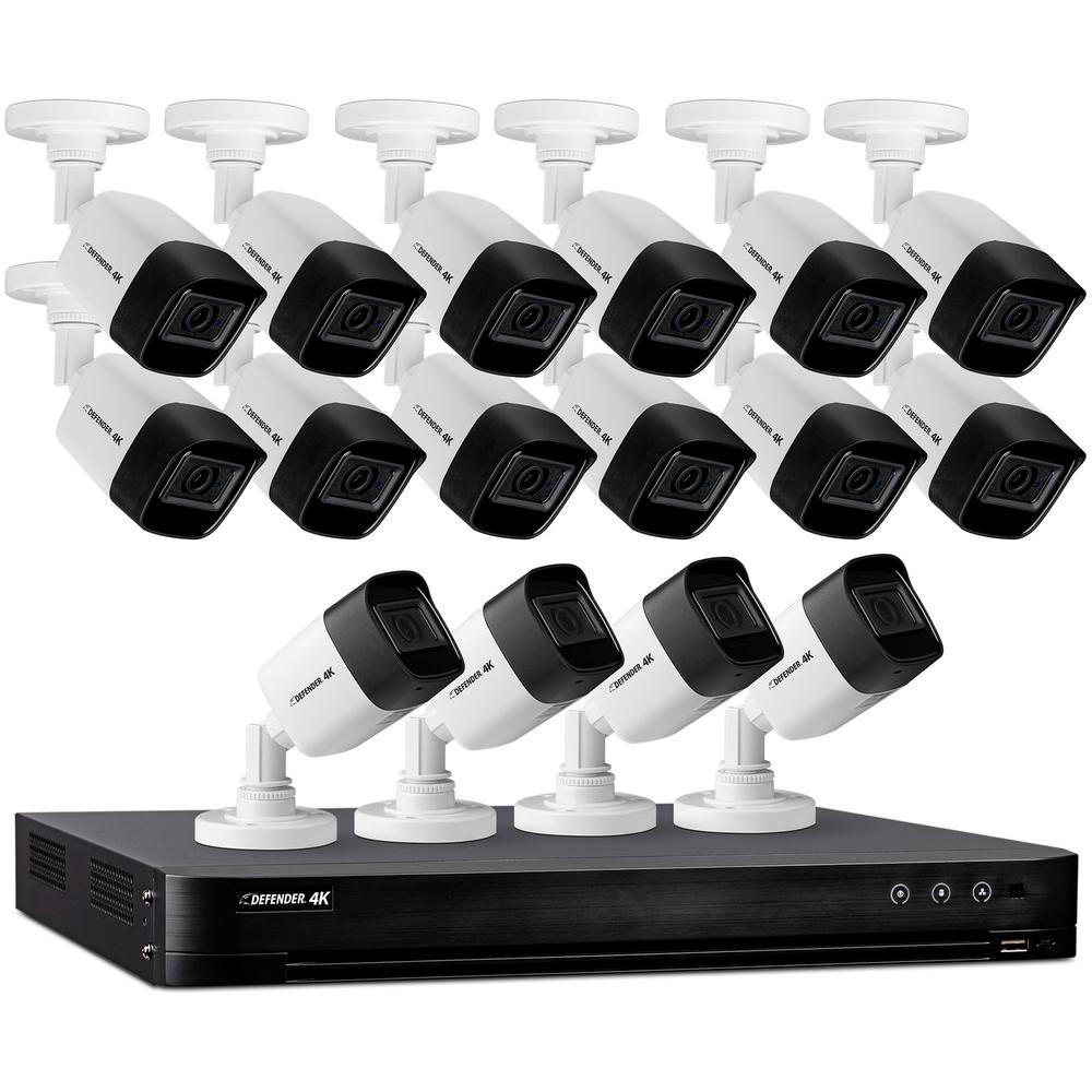 Night Owl 4k Ultra Hd Wired Security System 12 Channel Night Owl DP8 Series 12-Channel 4K Ultra HD Wired DVR Security System