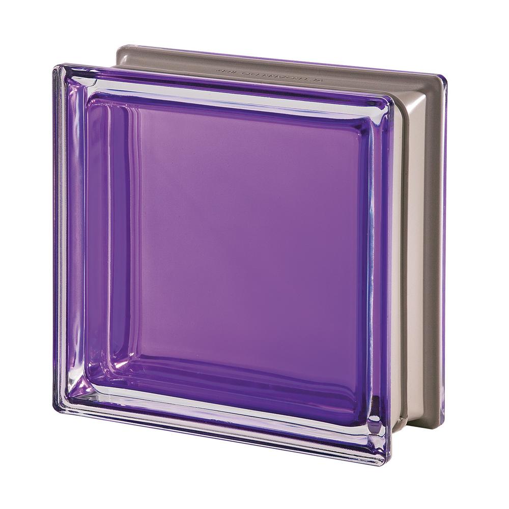 Seves Nubio 4.875 in. x 7.75 in. x 3.875 in. Wave Pattern Corner Glass