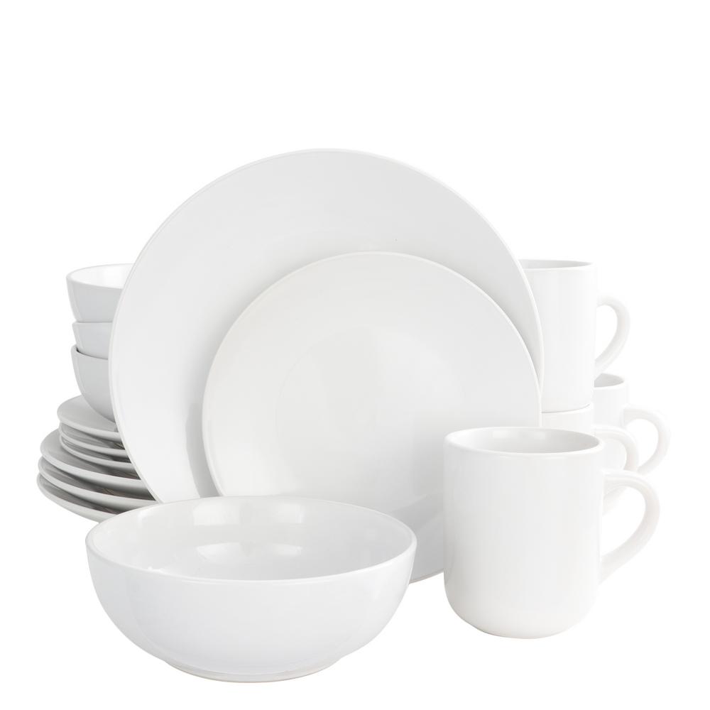 Corelle Square 16-Piece Dalena Dinnerware Set-1127692 - The Home Depot