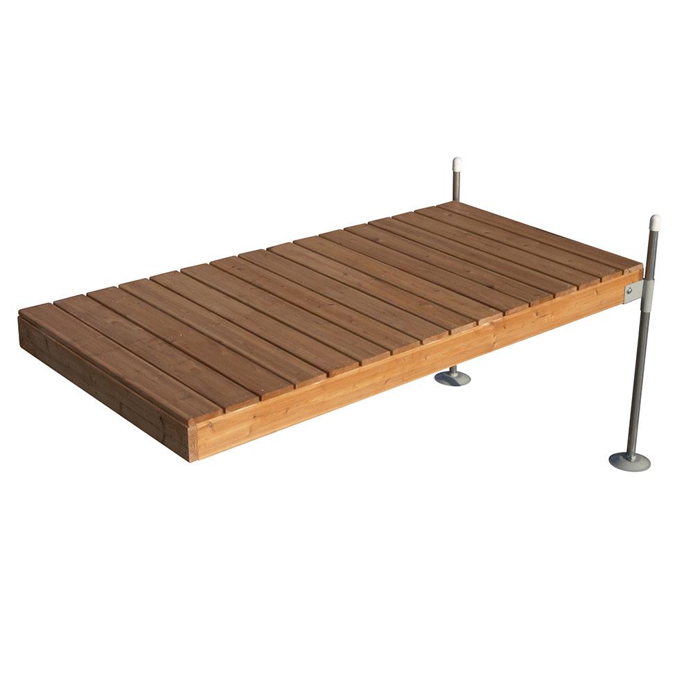 Tommy Docks 8 ft. Straight Cedar Complete Dock PackageTDS40011 The