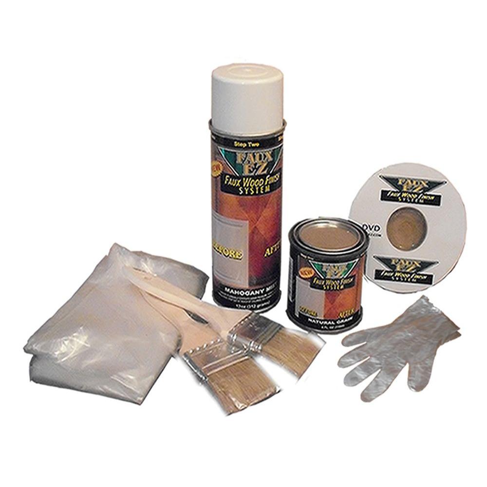 Faux Ez Natural Wood Grain 12 Oz Cabinet And Furniture Refinishing Faux Ez Natural Wood Grain 12 Oz Cabinet And Furniture Refinishing Kit Small Projects
