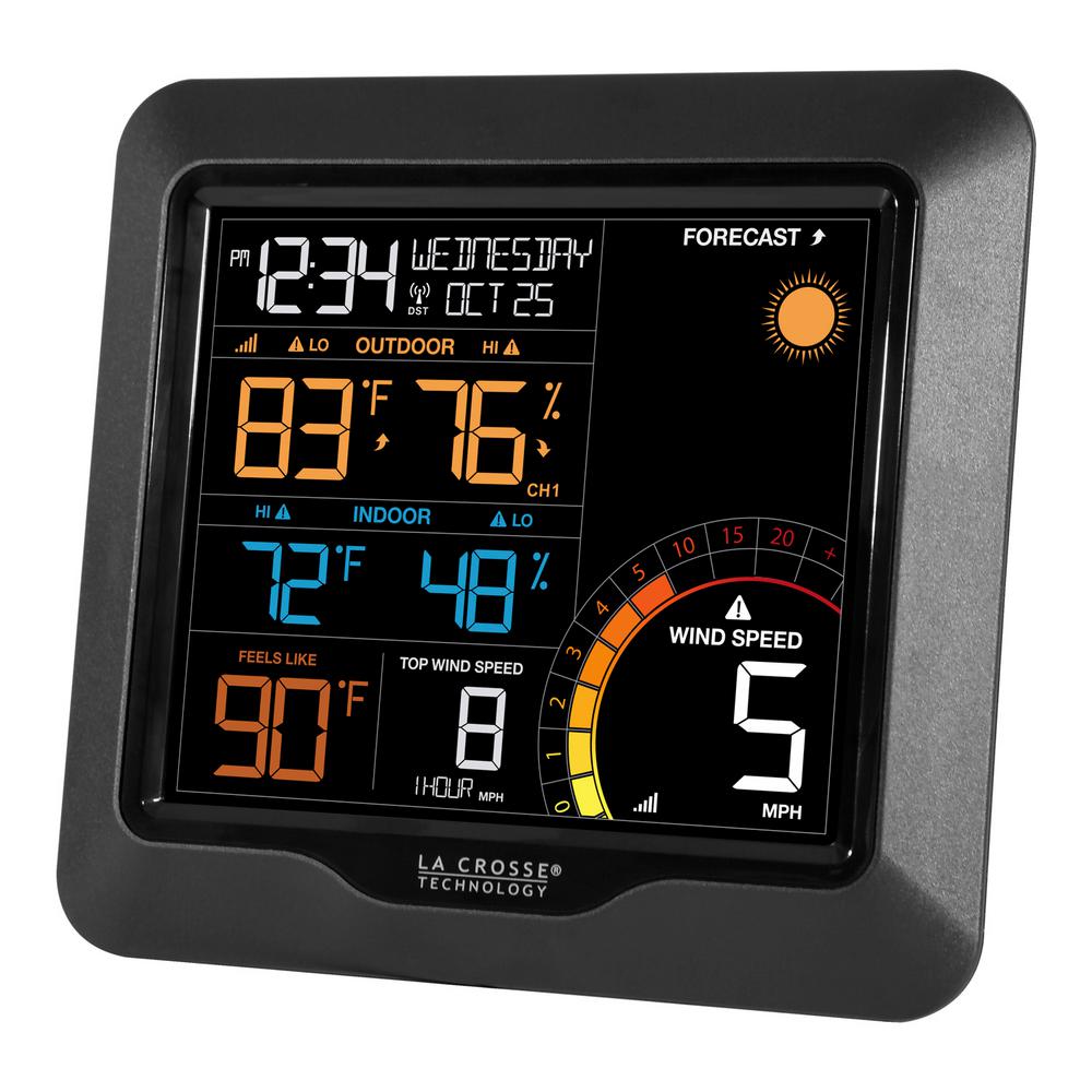 La Crosse Technology Color Wind Speed Weather Station With Wind
