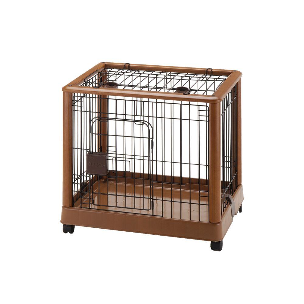 Richell Wood Mobile Pet Pen 64094127 The Home Depot