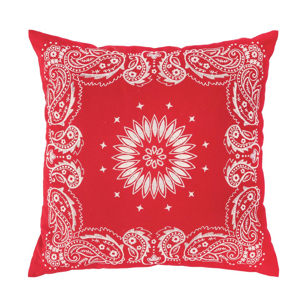 C F Home Bandana Red Standard Pillow 842871985a The Home Depot