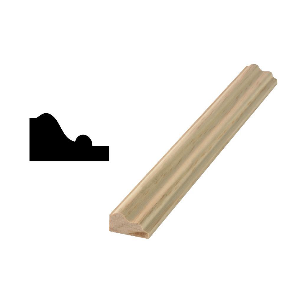 Woodgrain Millwork WG K PATTERN 3/4 in. x 11/4 in. Solid Pine Wainscot