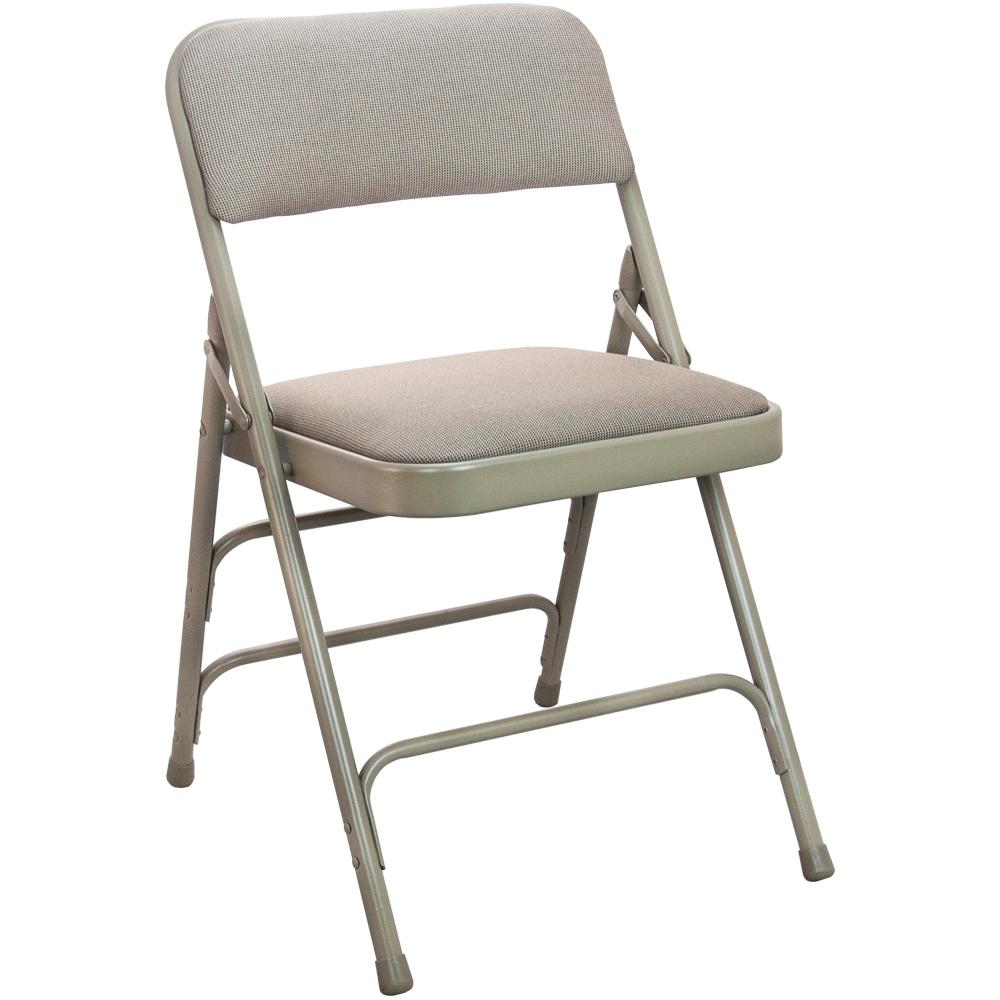 Advantage 1 In Beige Fabric Seat Padded Metal Folding Chair 4 Pack Beige Fabric Seat Padded Metal Folding Chair 4 Pack