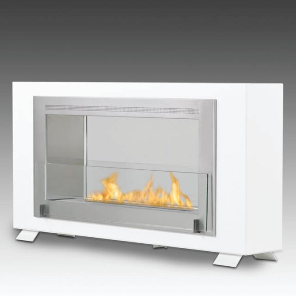 Real Flame Chateau 41 in. Corner Ventless Gel Fuel Fireplace in White5950W  The Home Depot