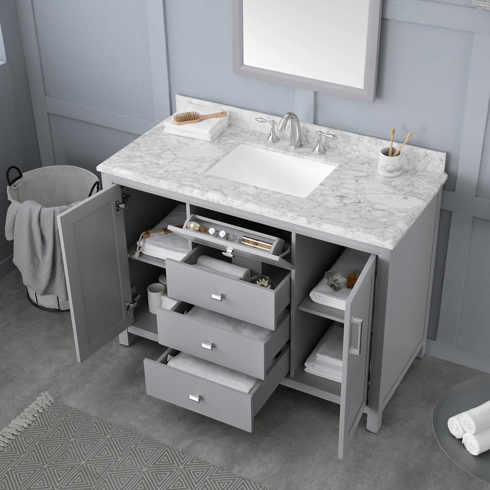 Home Decorators Collection Rockleigh 48, Home Depot Vanity With Sink