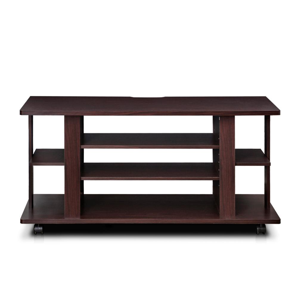 Furinno Indo Espresso Low Rise Tv Stand Fl 1000ex The Home Depot Indo Espresso Low Rise Tv Stand