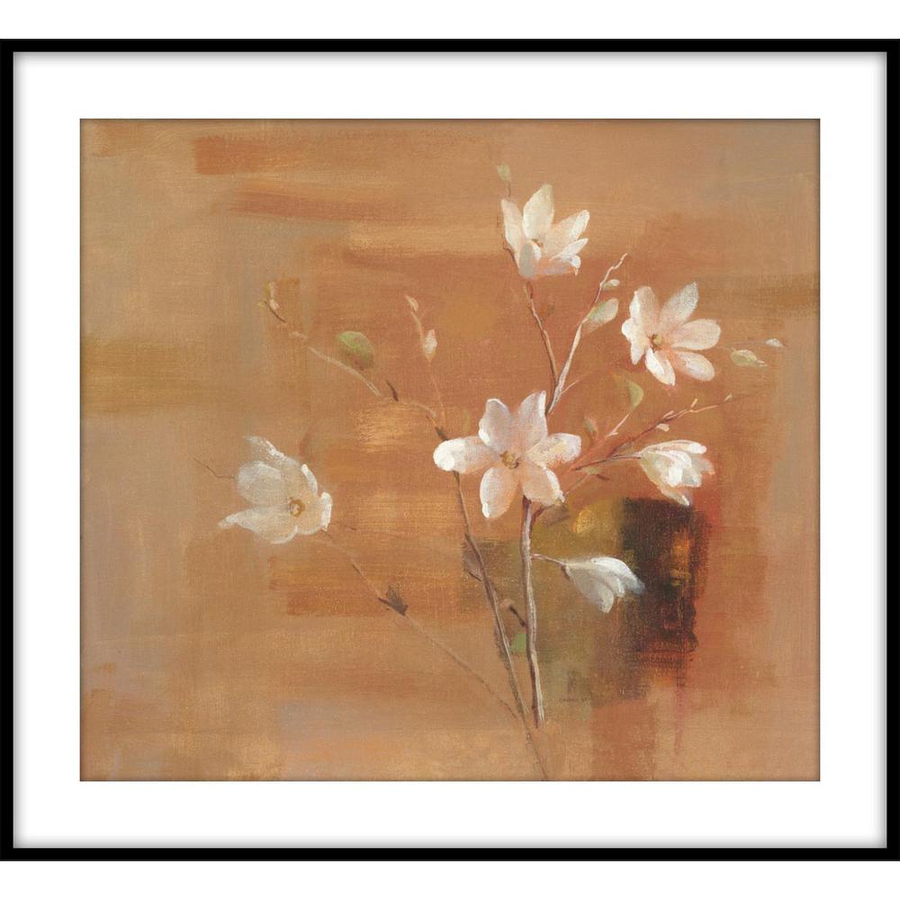 Ptm Images 9 75 In X 11 White Magnolia Framed Wall Art 1 White Magnolia Framed Wall Art
