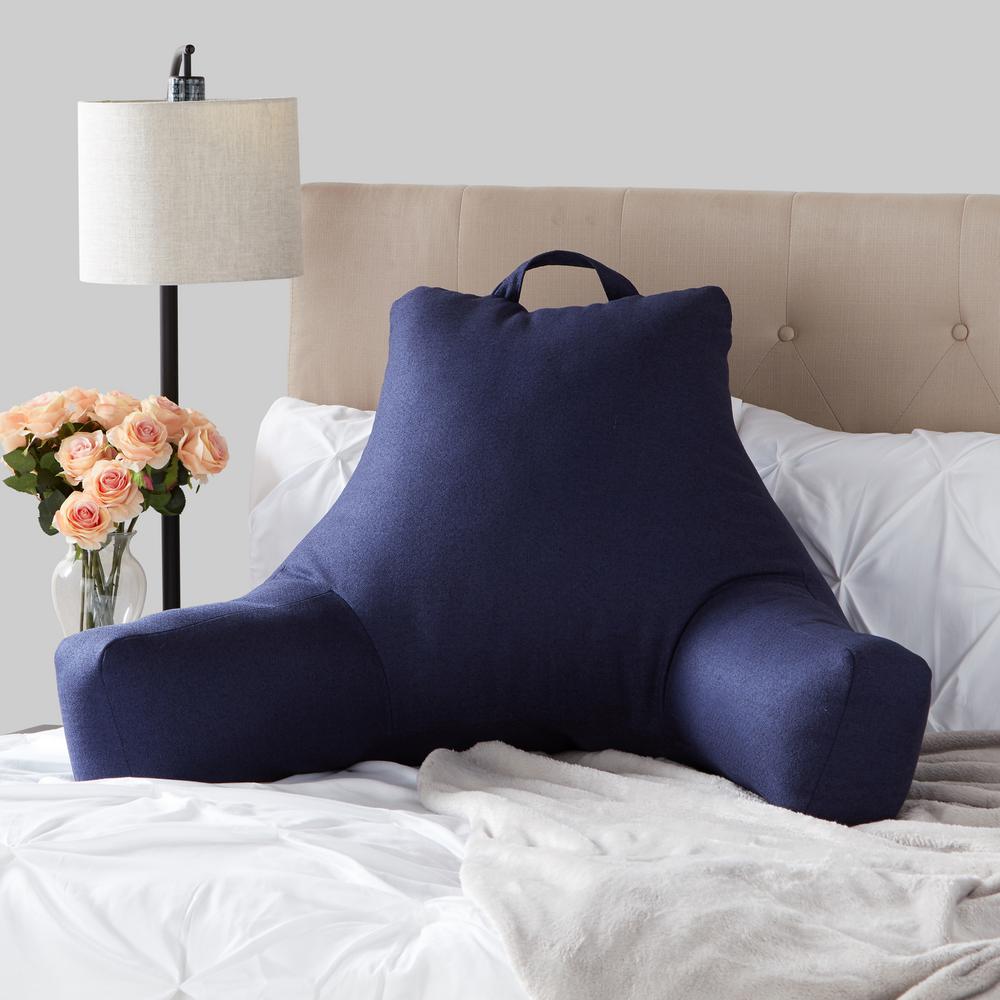 Greendale Home Fashions Solid Cobalt Basketweave 22 In X 34 In