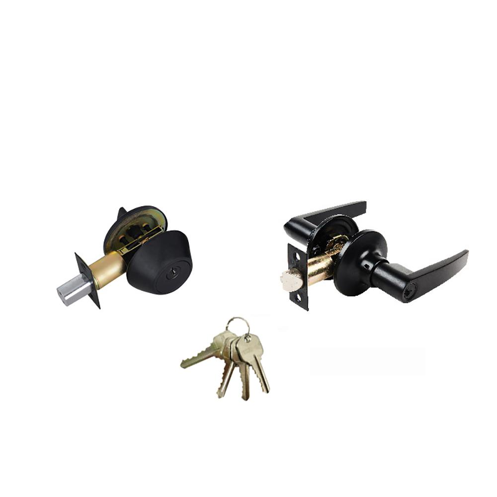 Premier Lock OilRubbed Bronze Entry Door Lever Combo Lock Set with