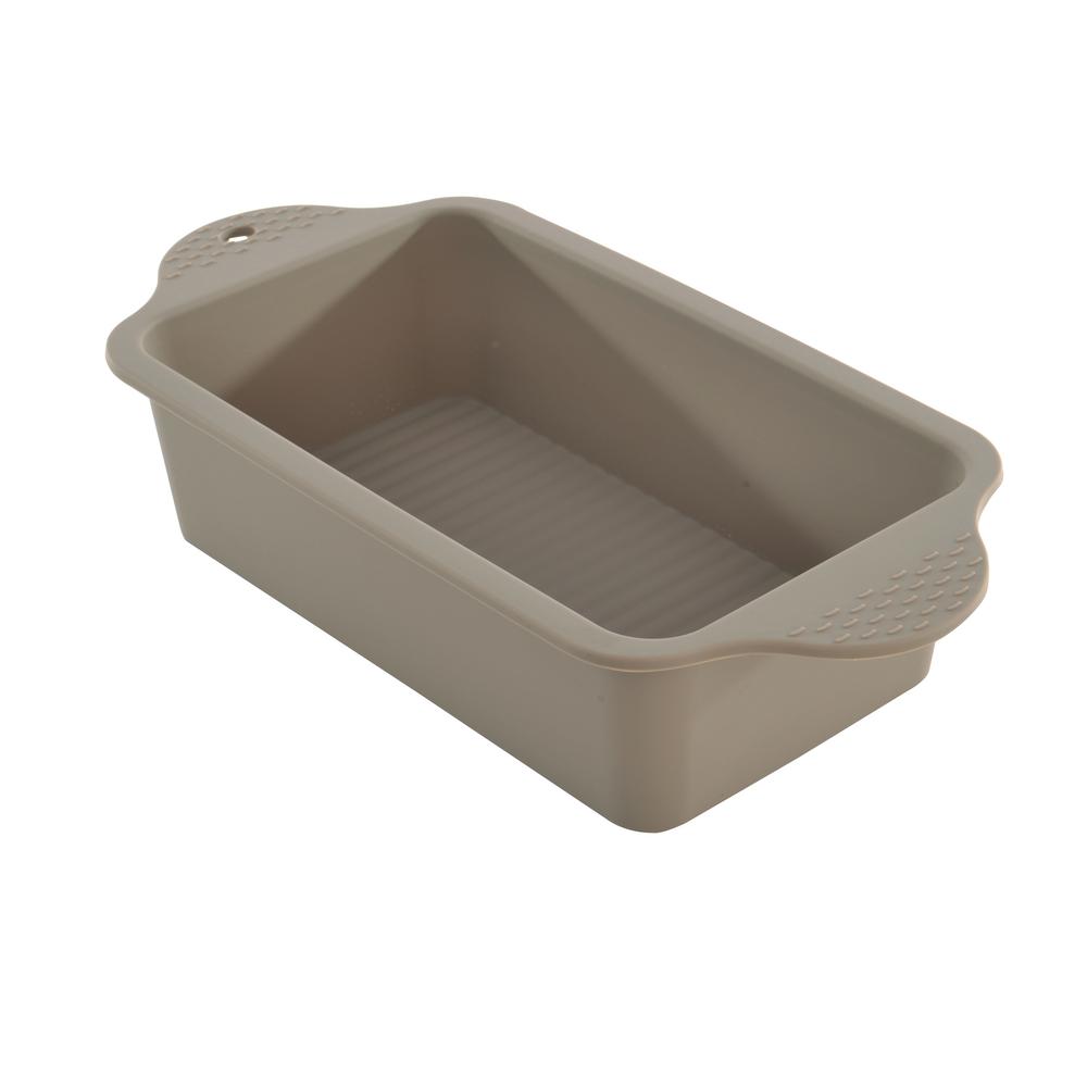 BergHOFF Studio Silicone 11.5 in. x 6 in. Rectangular Cake Mold, Gray