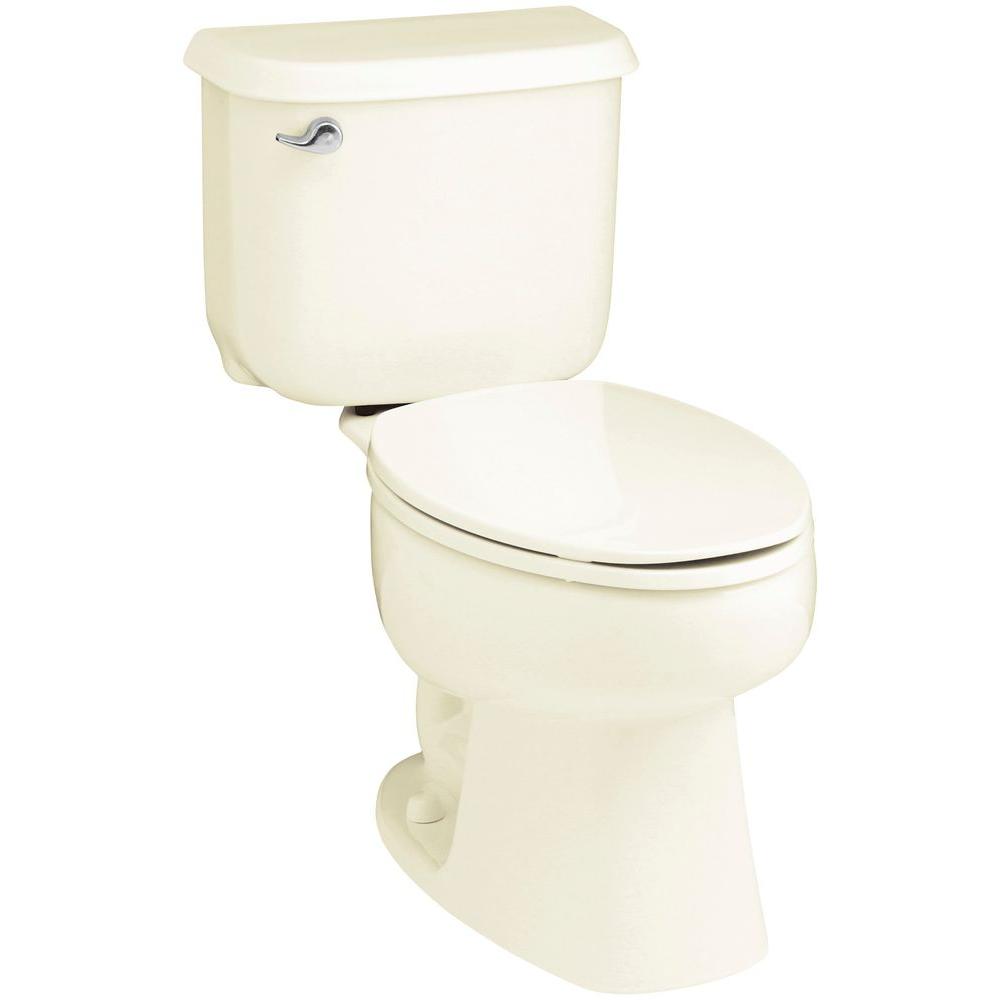 STERLING Windham 2-piece 1.6 GPF Single Flush Elongated Toilet In ...