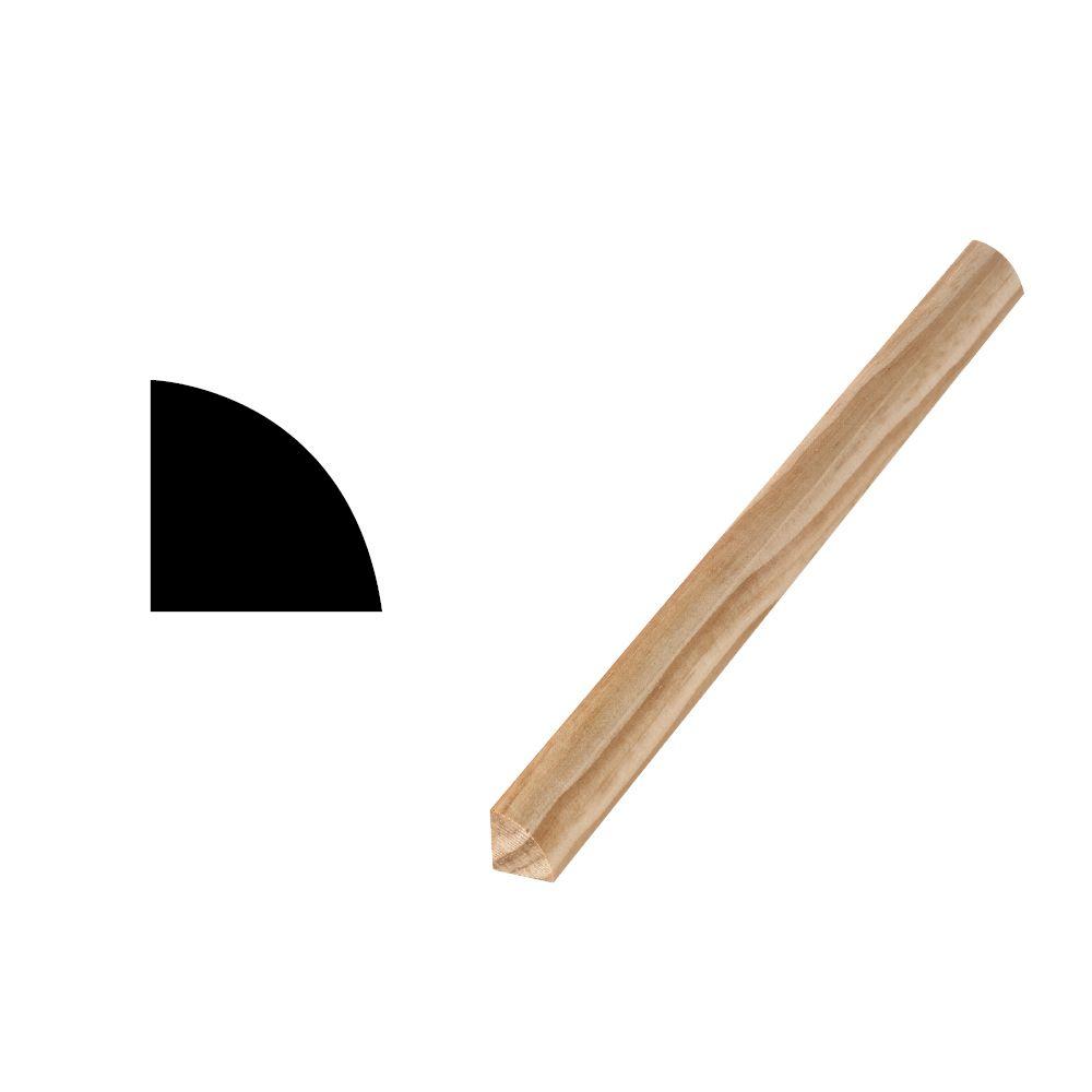 Alexandria Moulding 1/2 in. x 1/2 in. x 144 in. Vinyl Quarter ... Alexandria Moulding 1/2 in. x 1/2 in. x 144 in. Vinyl Quarter ...