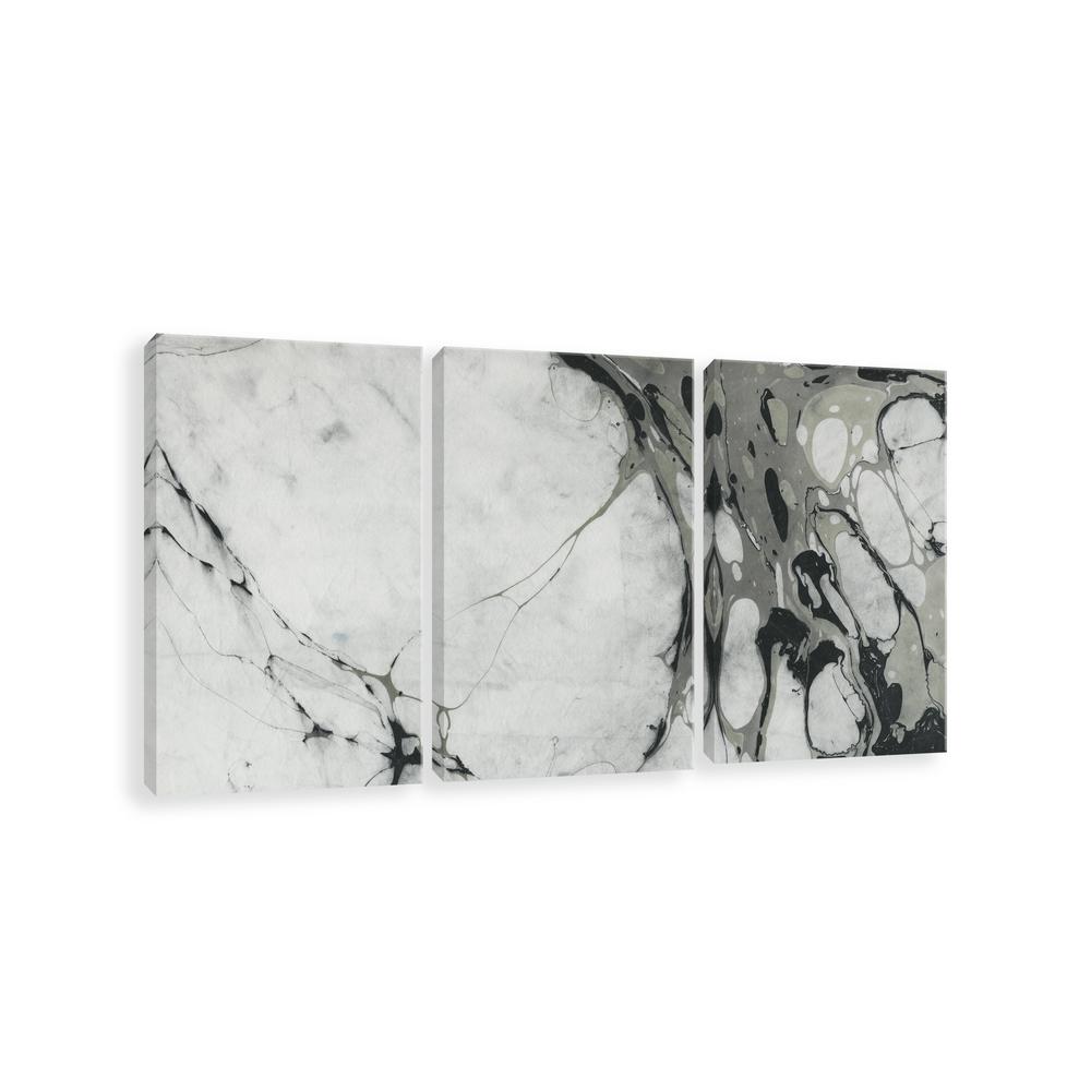 Artissimo Designs Black And White Marble Panel 2 By Nancy Green