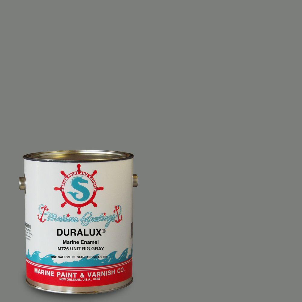 Duralux Marine Paint 1 gal. Unit Rig Gray Marine EnamelM7261 The