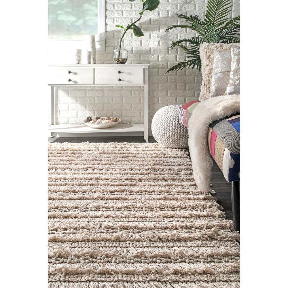 Emerita Multi-colored Modern Area Rug 27 x 73