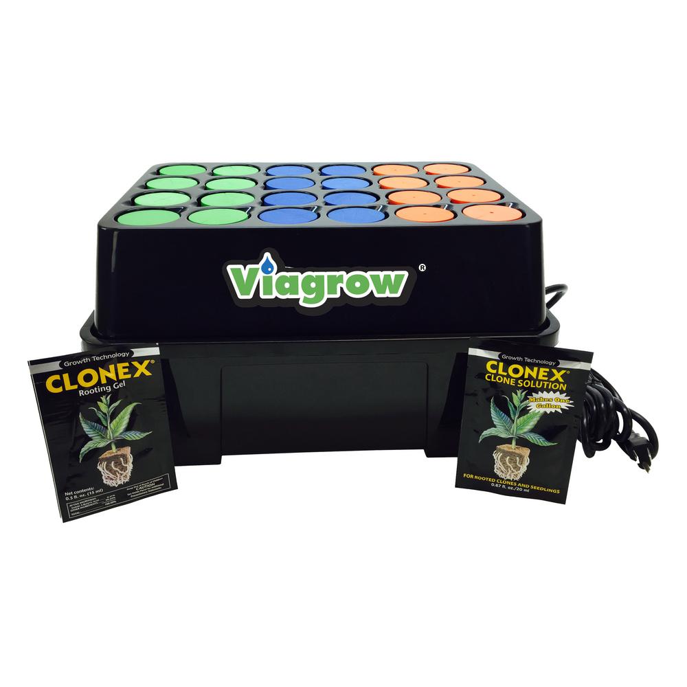 Viagrow 24 Site Aeroponic Clone Machine VCLN24 The Home Depot