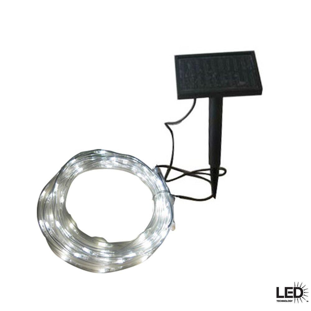 Hampton Bay 16 ft. Solar LED Rope Light-82056-055SR - The Home Depot