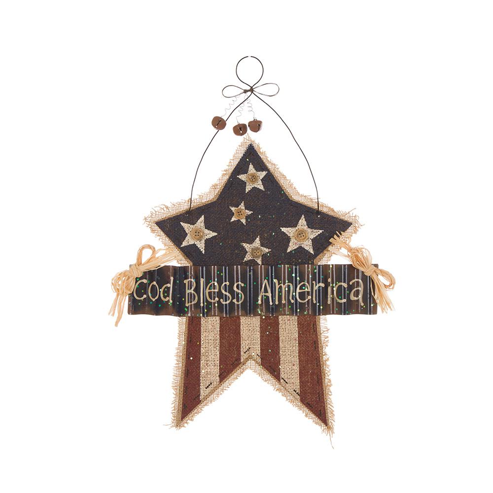 Glitzhome 16 26 In H Patriotic Burlap Wooden Star Wall Decor 1308004221 The Home Depot - Wooden Star Wall Decor Glitzhome 16 26 In H Patriotic Burlap Wooden Star Wall Decor 1308004221 The Home Depot - Wooden Star Wall Decor