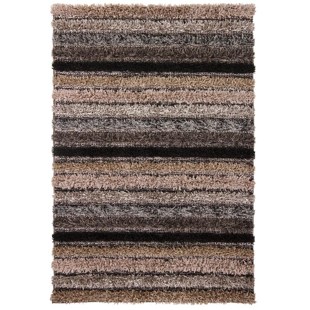 Chandra Lavasa Grey/Tan/Black 7 ft. 9 in. x 10 ft. 6 in. Indoor Area