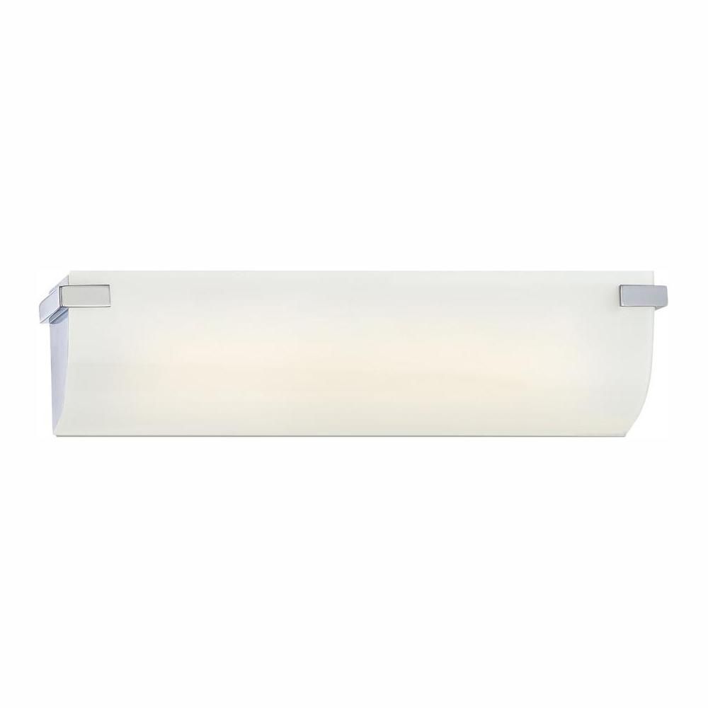 Designers Fountain Liza 16-Watt Chrome Integrated LED Bath Light-LED69402-CH - The Home Depot