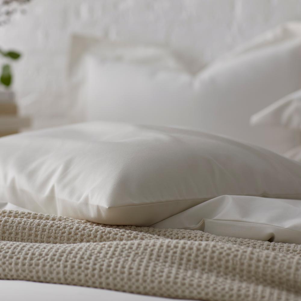 The Company Store Wrinkle Free White Solid 300 Thread Count Cotton