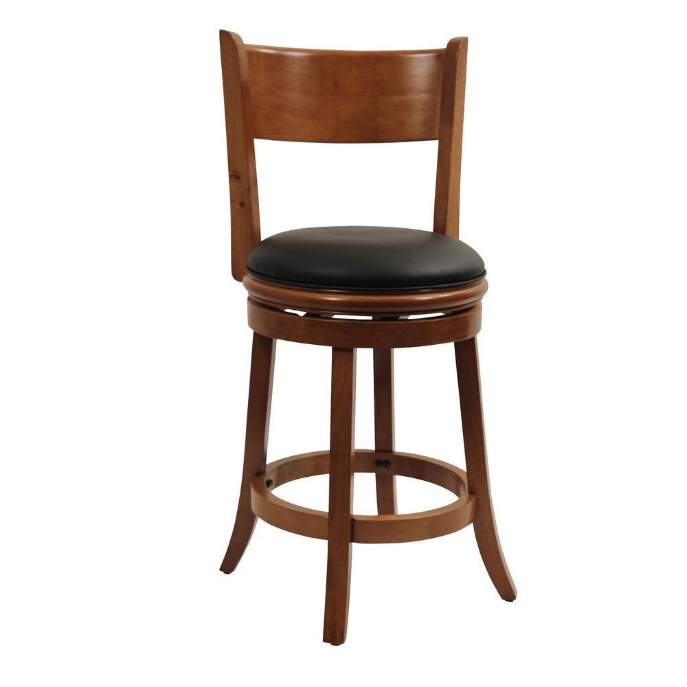 boraam-palmetto-24-in-walnut-swivel-cushioned-bar-stool-47124-the