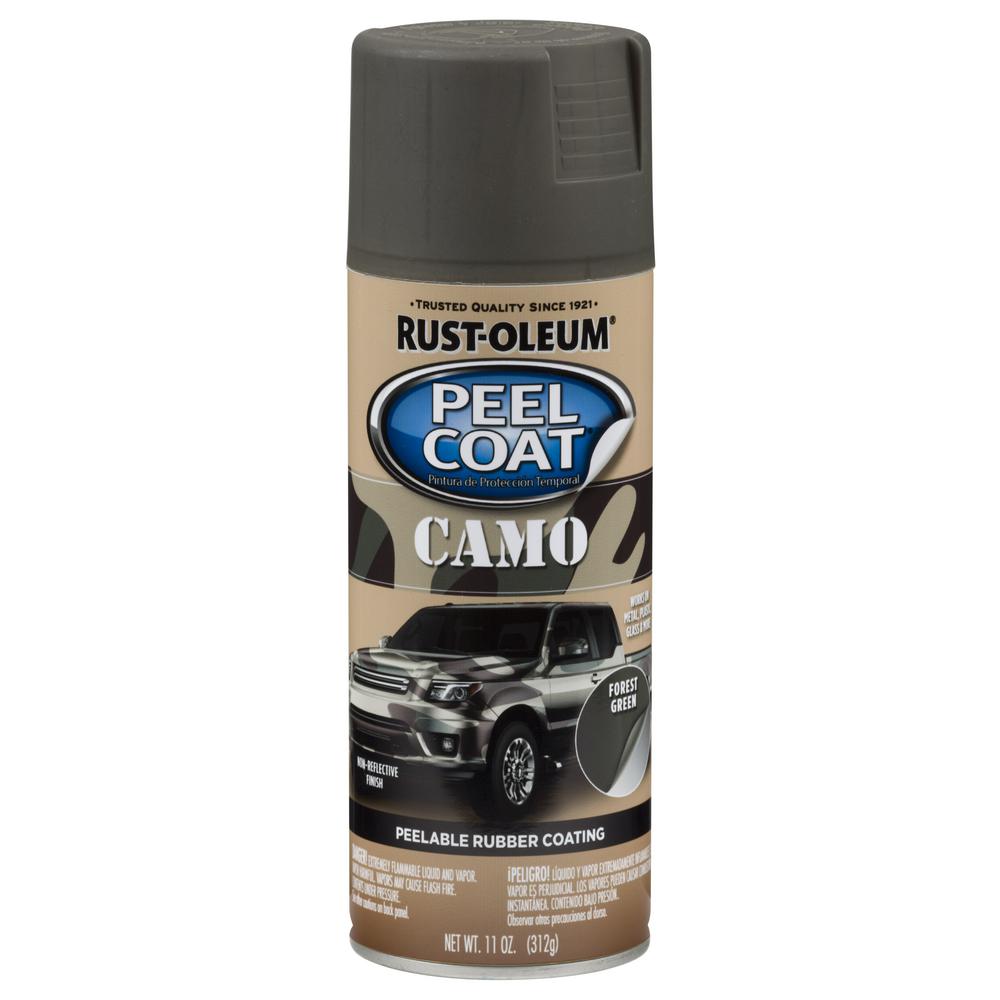 RustOleum Automotive 11 oz. Gloss Camo Forest Green Peel Coat Spray