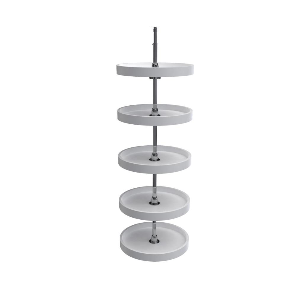 Rev A Shelf 16 In White Polymer Pantry Full Circle Lazy Susans Pantry Full Circle Lazy Susans