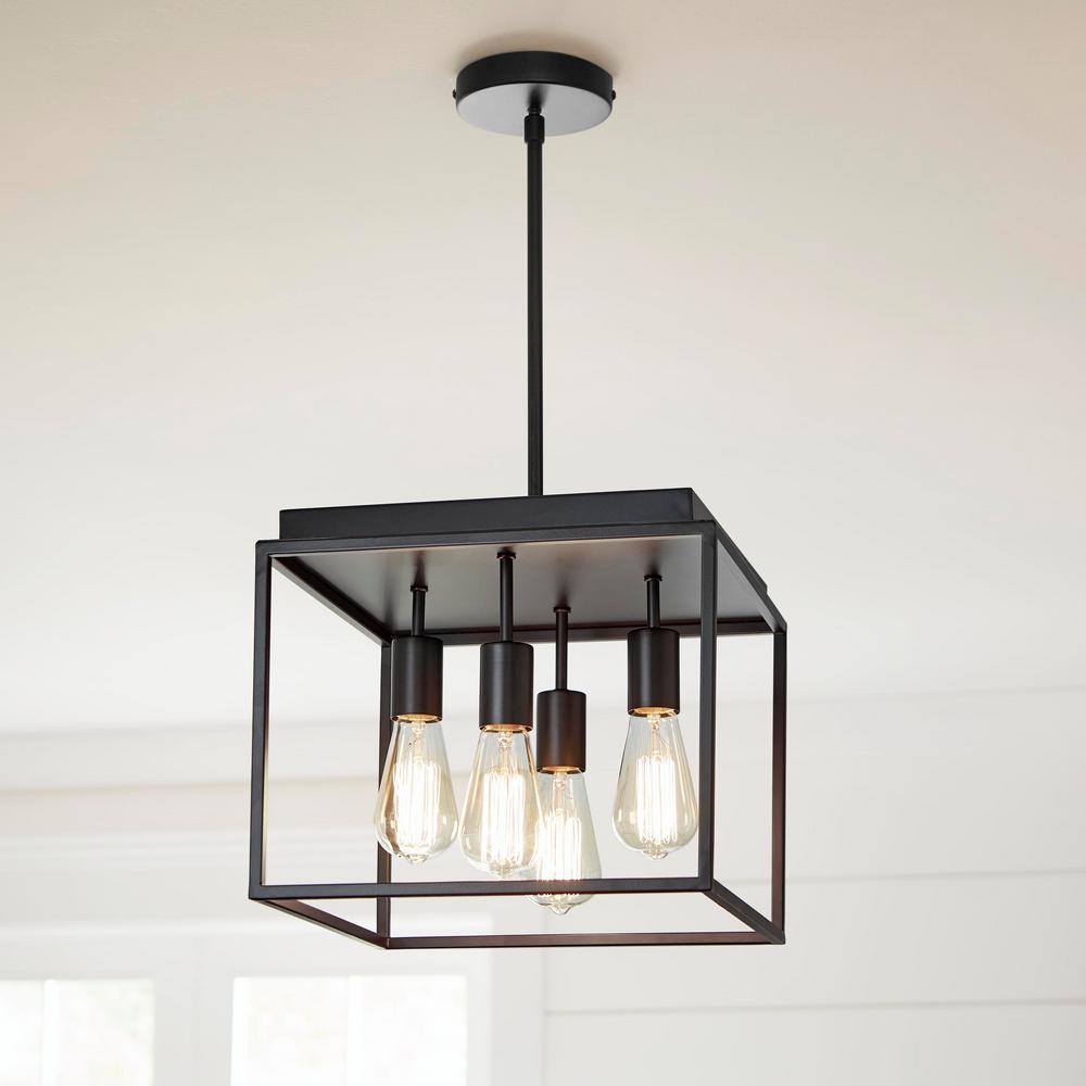 Home Decorators Collection Rollins 13 In 4 Light Black Semi Flush Mount 35268 Hb The Depot - Home Depot Ceiling Lights Semi Flush Mount Home Decorators Collection Rollins 13 In 4 Light Black Semi Flush Mount 35268 Hb The Depot - Home Depot Ceiling Lights Semi Flush Mount