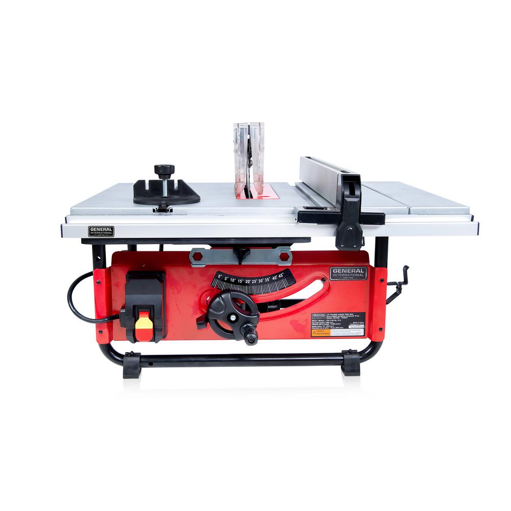 General International 15 Amp 10 in. Commercial BenchTop Table Saw