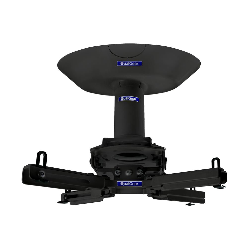 Qualgear Pro Av Projector Mount Kit With A Single Joist Ceiling