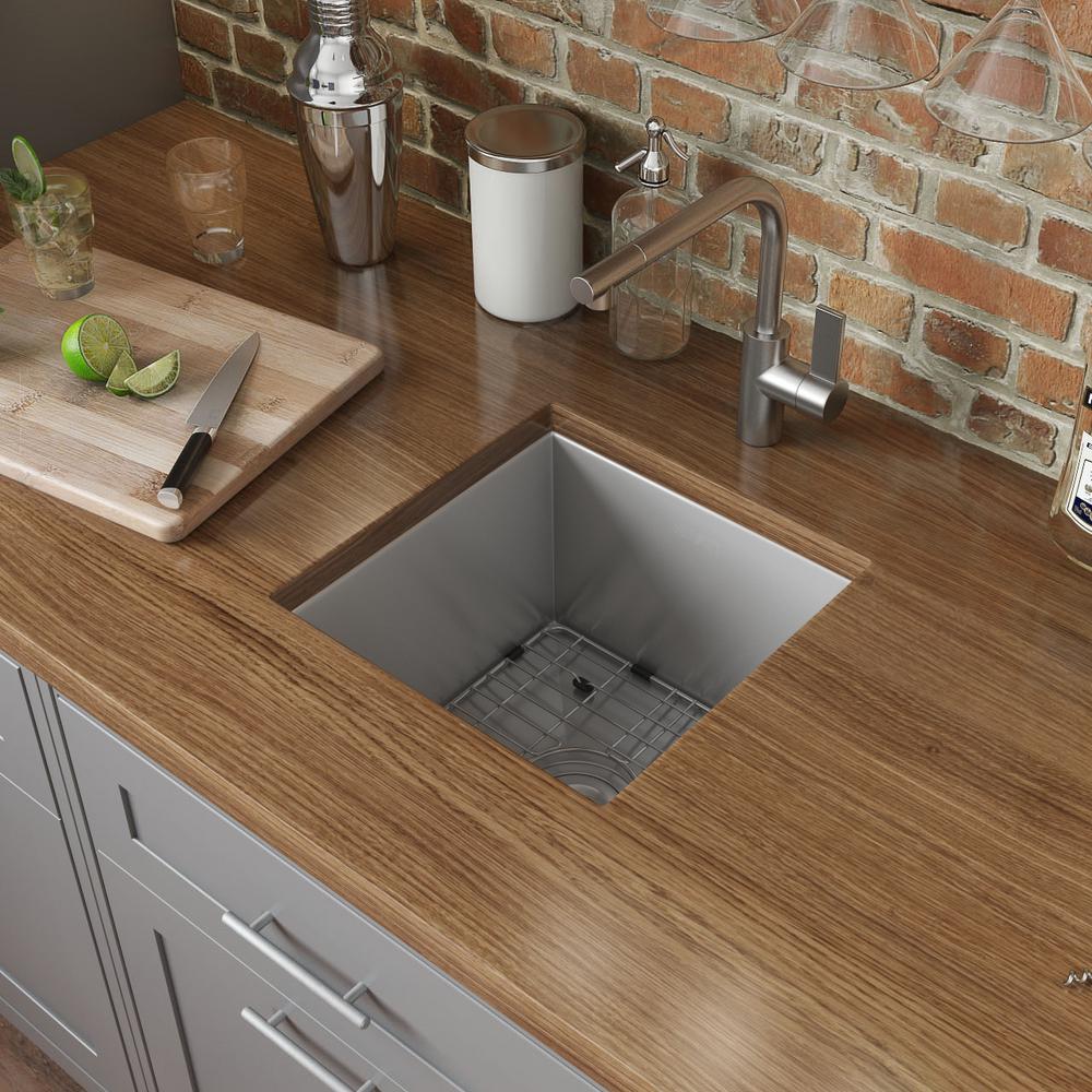 Ruvati Undermount 16 Gauge Stainless Steel 13 X 15 In Single Bowl Wet Bar Prep Kitchen Sink Rvh7113 The Home Depot - Wet Bar Sink Ruvati Undermount 16 Gauge Stainless Steel 13 X 15 In Single Bowl Wet Bar Prep Kitchen Sink Rvh7113 The Home Depot - Wet Bar Sink