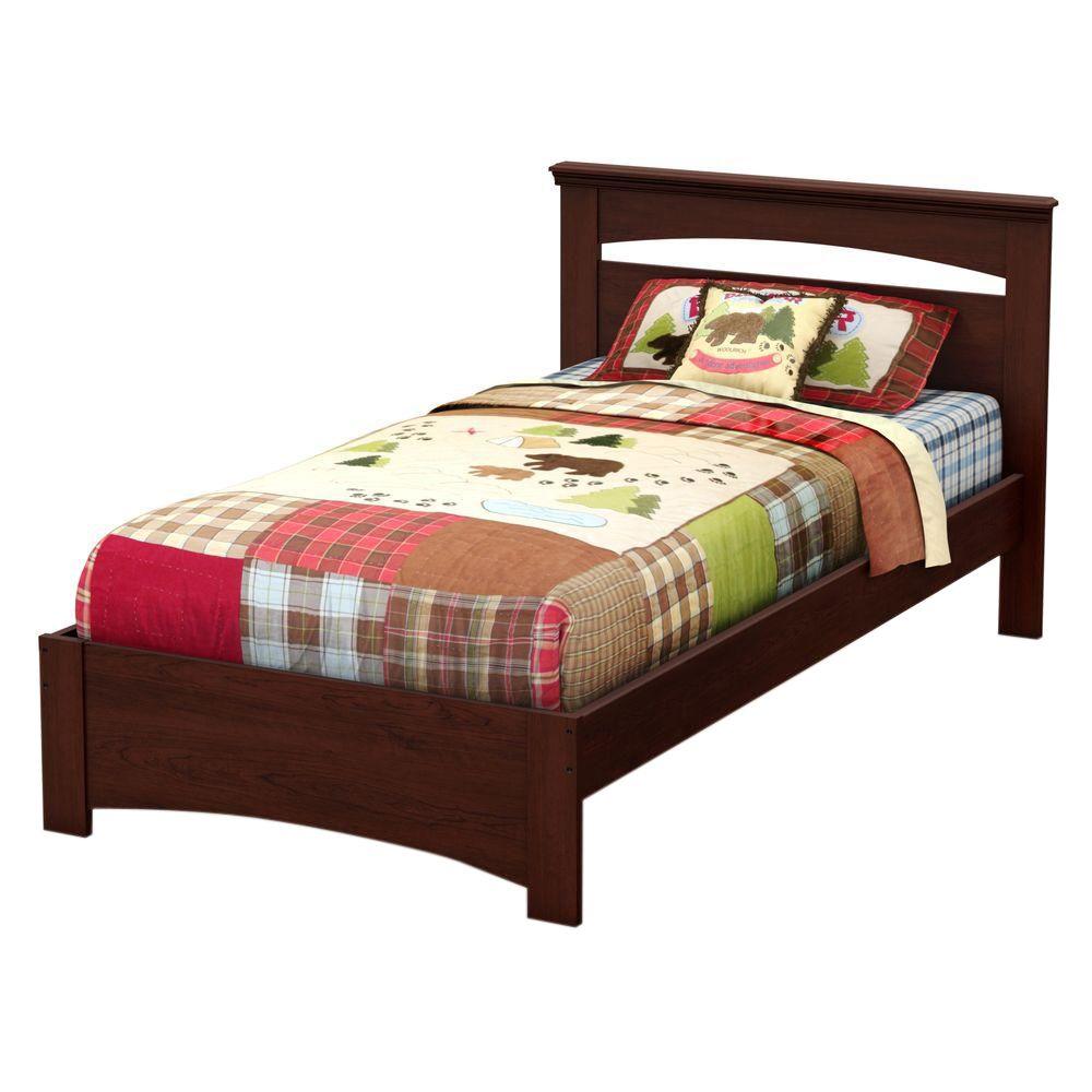 Libra Royal Cherry Twin Size Complete Bed