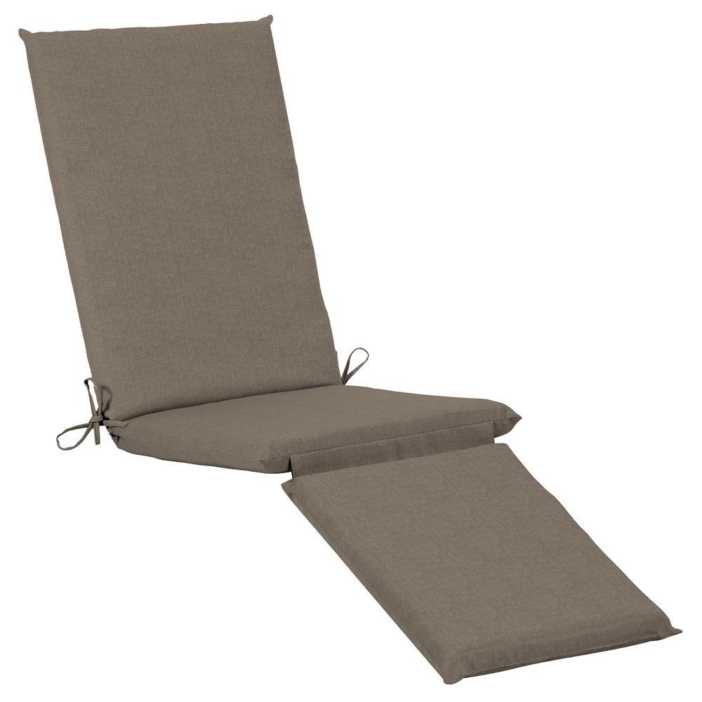 Home Decorators Collection Sunbrella Cast Shale Outdoor Chaise Lounge