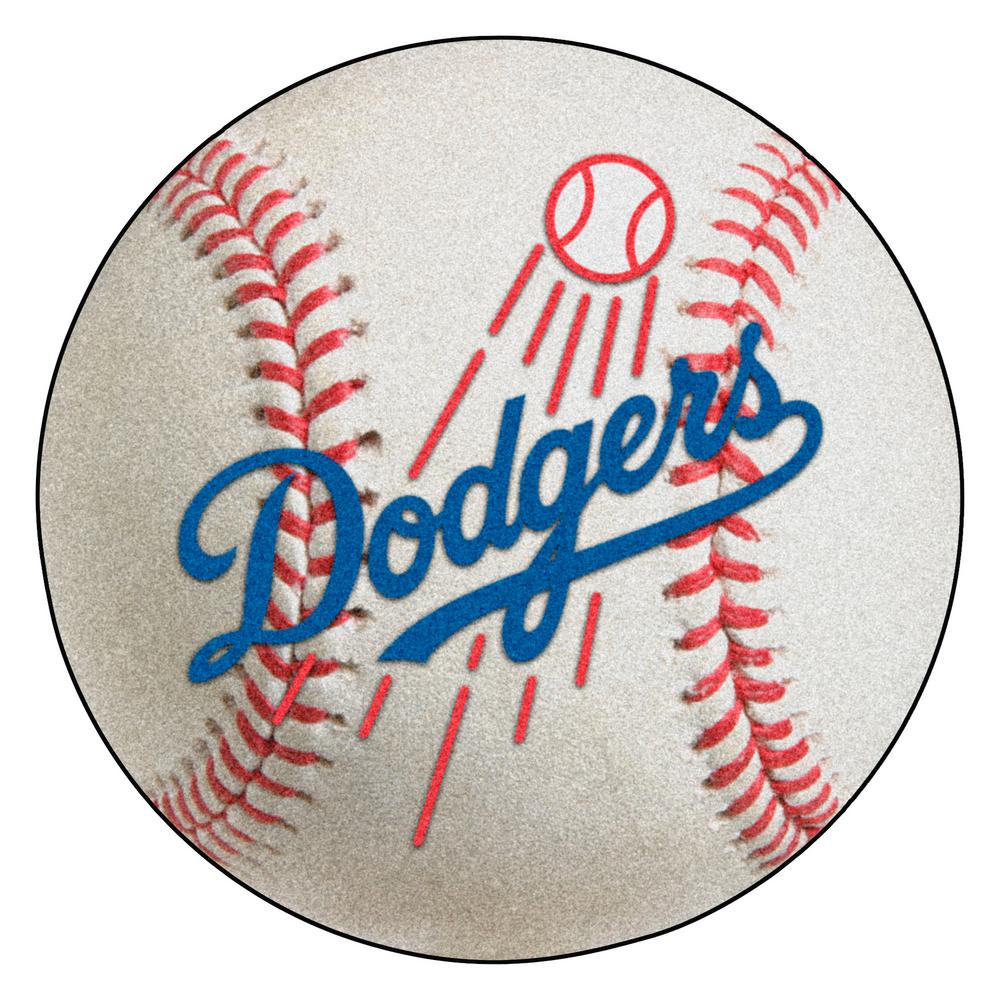 Fanmats Mlb Los Angeles Dodgers Photorealistic 27 In Round