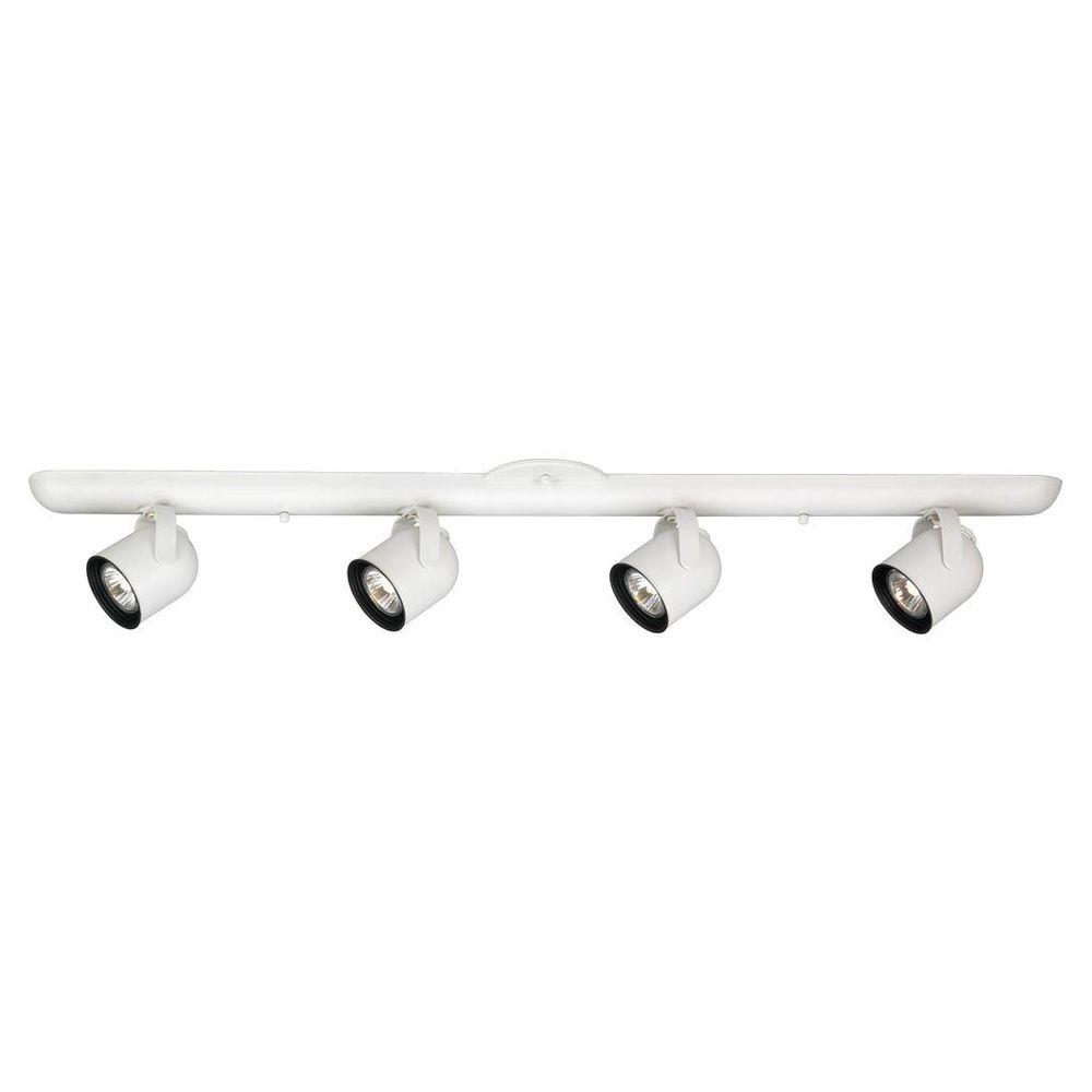 Progress Lighting 4 Light White Spotlight Fixture P6161 30wb The White Spotlight Fixture P6161 30wb