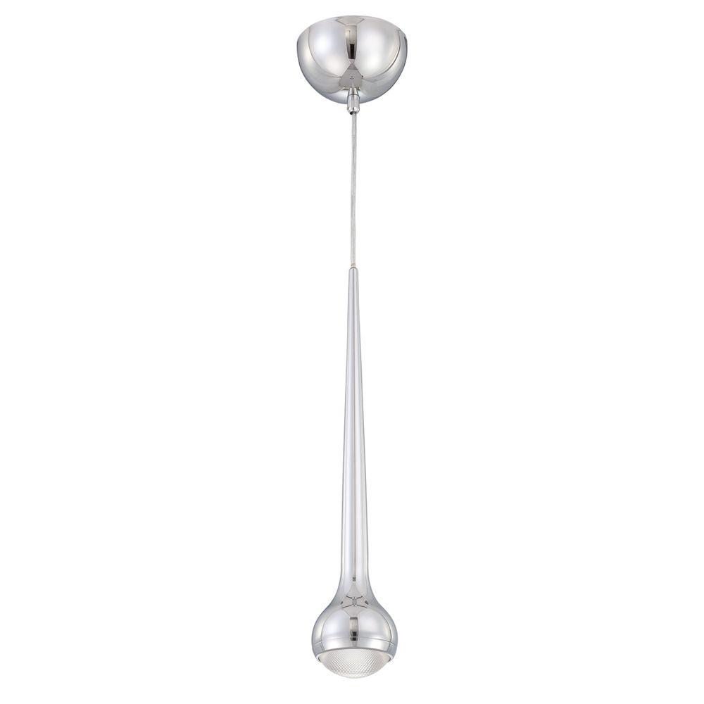 Eurofase Micro Collection 1 Light Chrome Led Pendant 22960 016 The Eurofase Micro Collection 1 Light Chrome Led Pendant